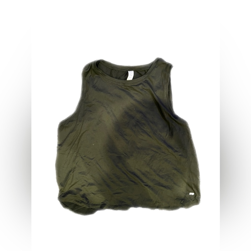 Olive green work out tank